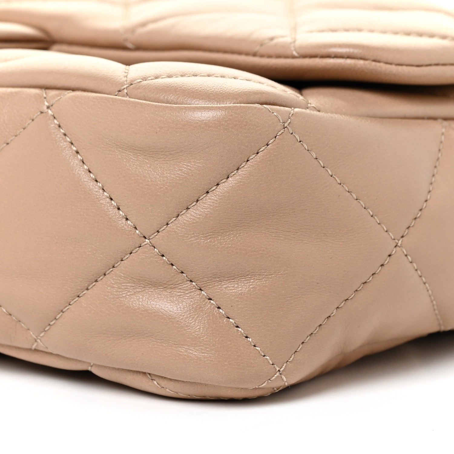 Chanel Lambskin Quilted Large CC Funky Town Flap Beige 10 of 10