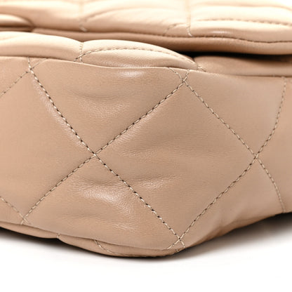 Chanel Lambskin Quilted Large CC Funky Town Flap Beige 10 of 10