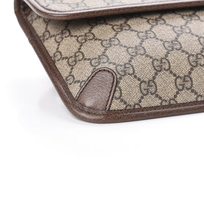 Gucci GG Supreme Monogram Neo Vintage Web Belt Bag Brown 8 of 10