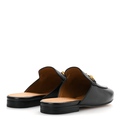 Gucci Calfskin Womens Princetown Slippers 37 Black 5 of 13