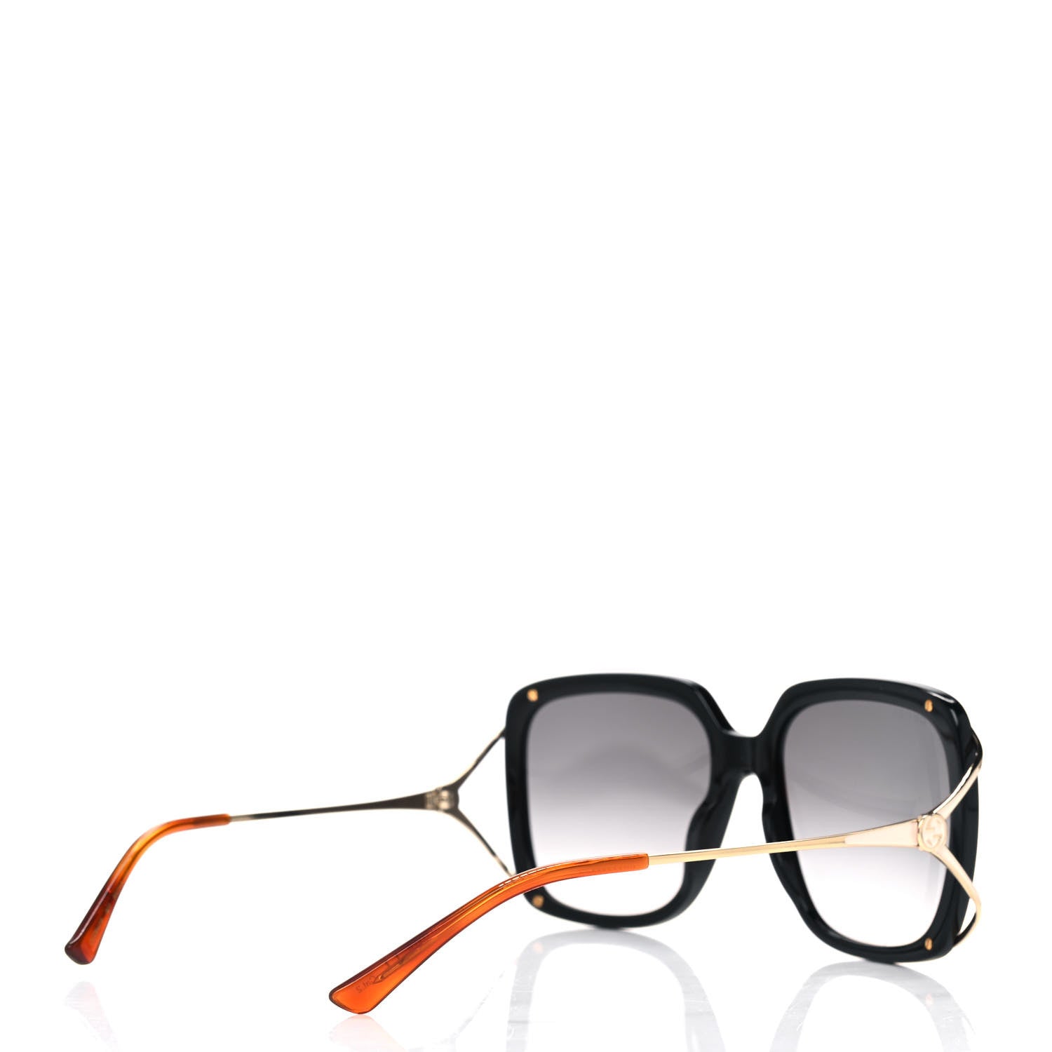 Gucci Acetate Butterfly Sunglasses GG0647S Black White 4 of 4