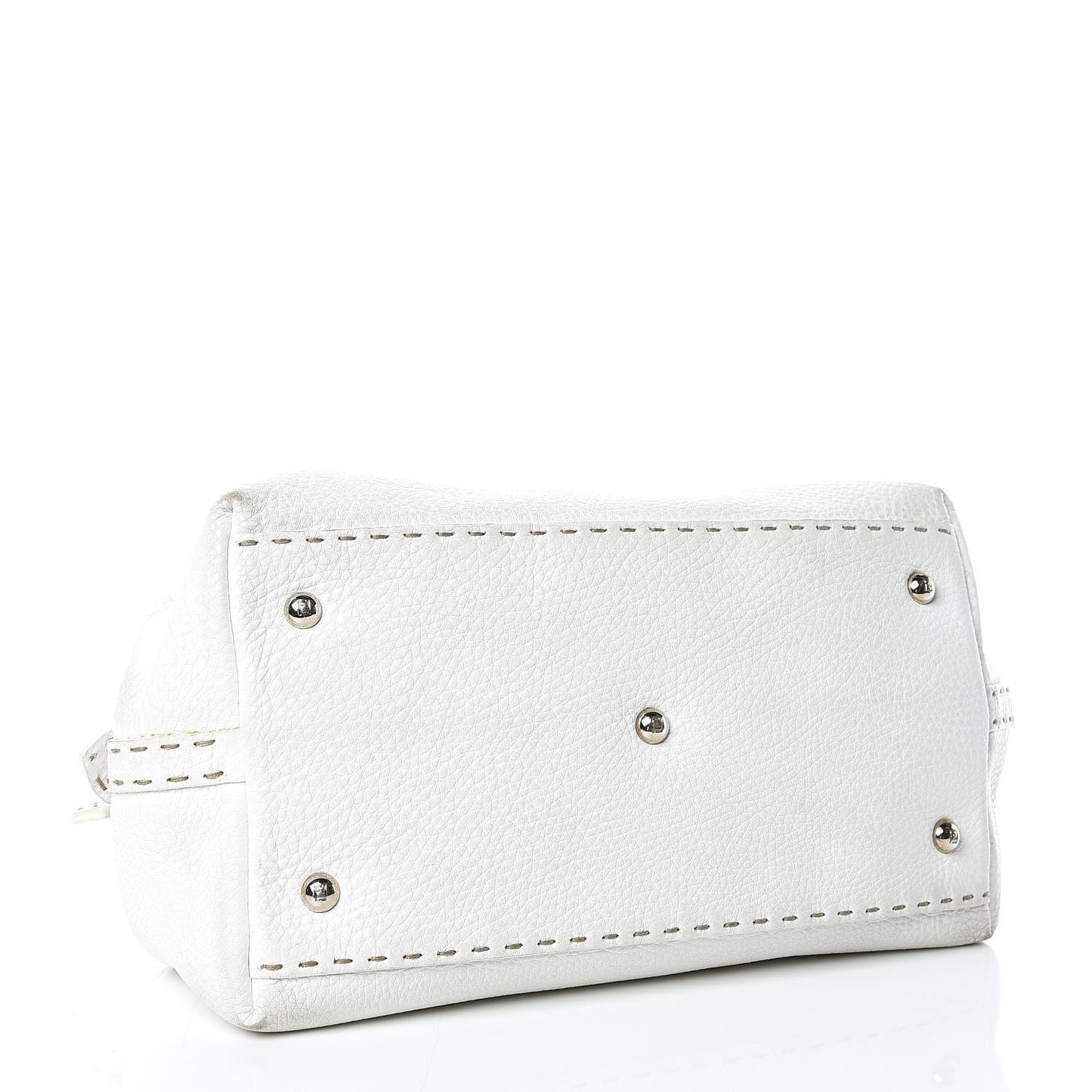 Calfskin Romano Selleria Adele 1328 Bag White