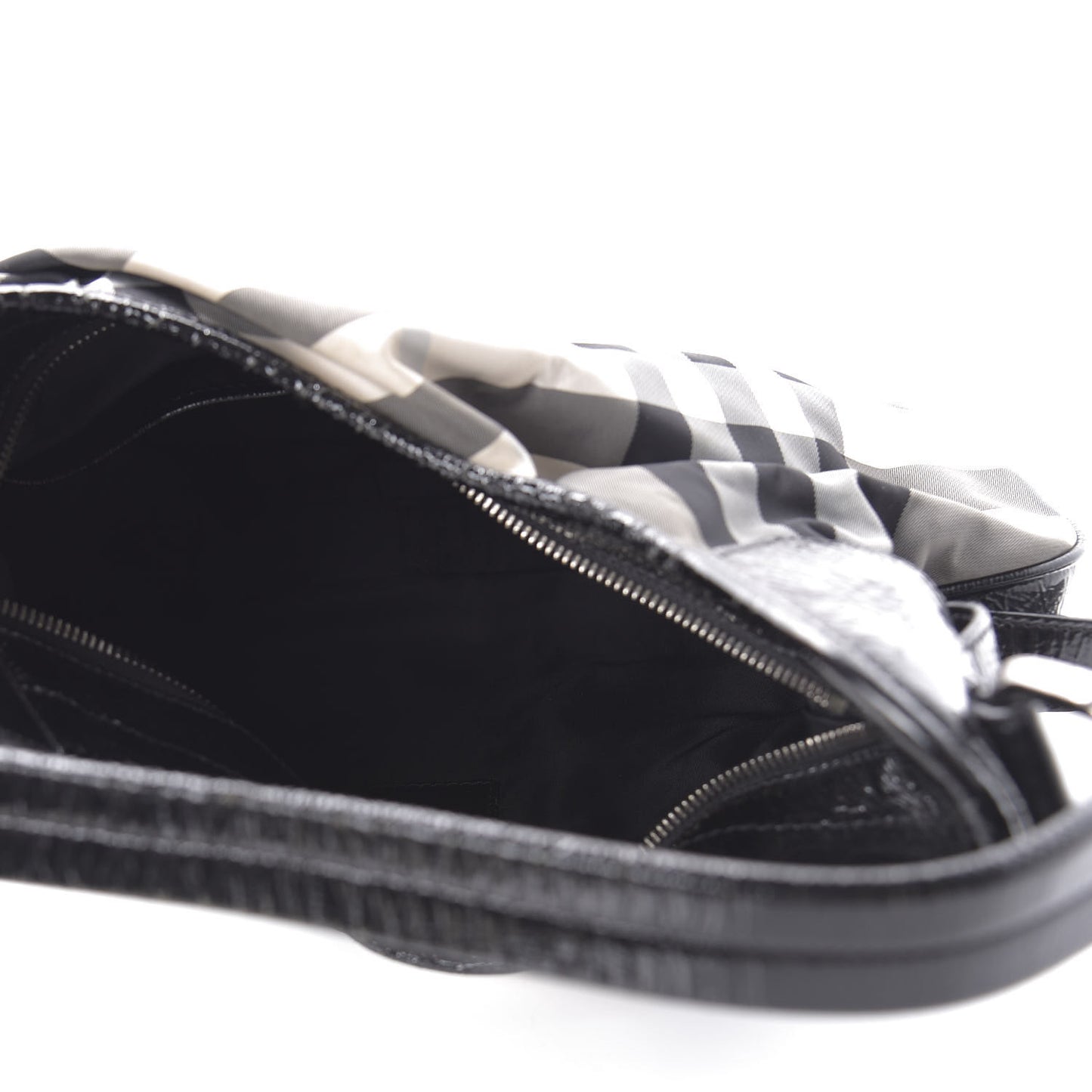 Beat Check Small Brooklyn Hobo Black