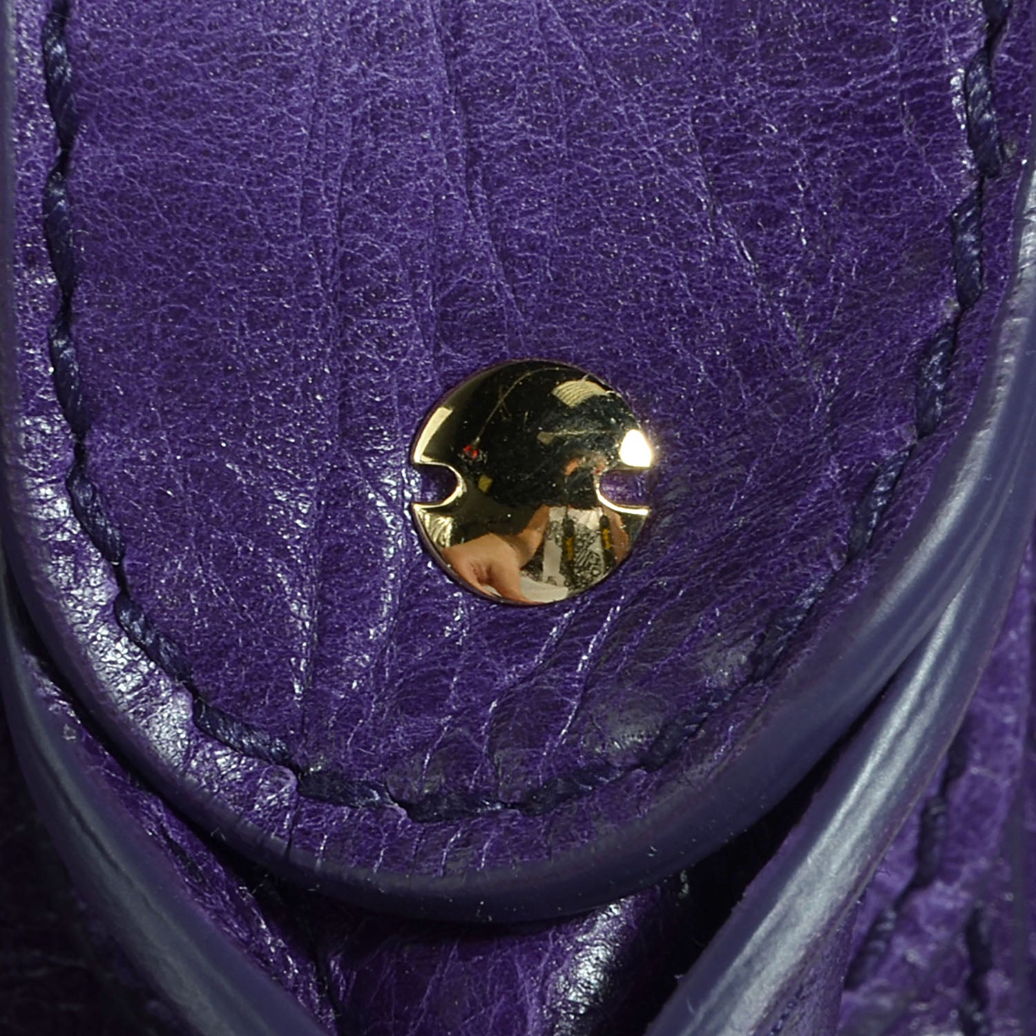 Balenciaga Agneau Giant 21 Gold Hardware City Dark Violet 3 of 11