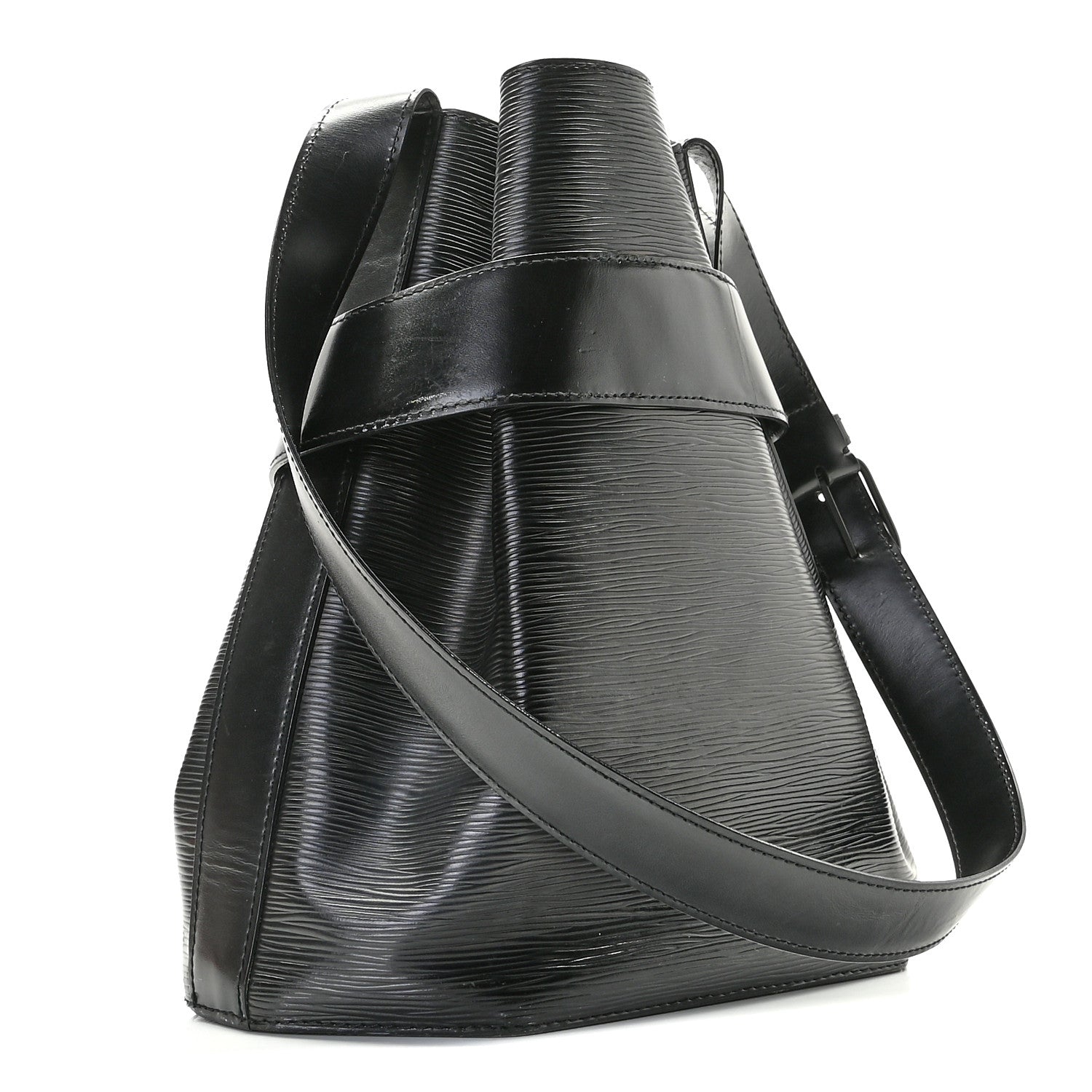Louis Vuitton Epi Sac D'Epaule Black 3 of 10