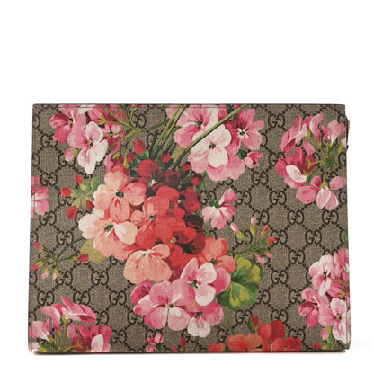 Gucci GG Supreme Monogram Blooms Large Cosmetic Case Beige Multicolor Dry Rose 1 of 10