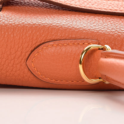 Hermes Togo Kelly Retourne 35 Orange 23 of 34