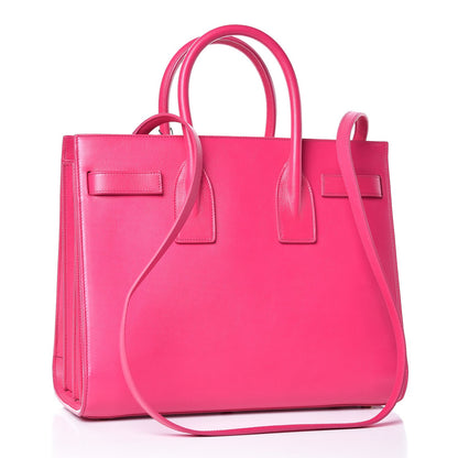 Saint Laurent Calfskin Small Sac De Jour Bubblegum 4 of 9