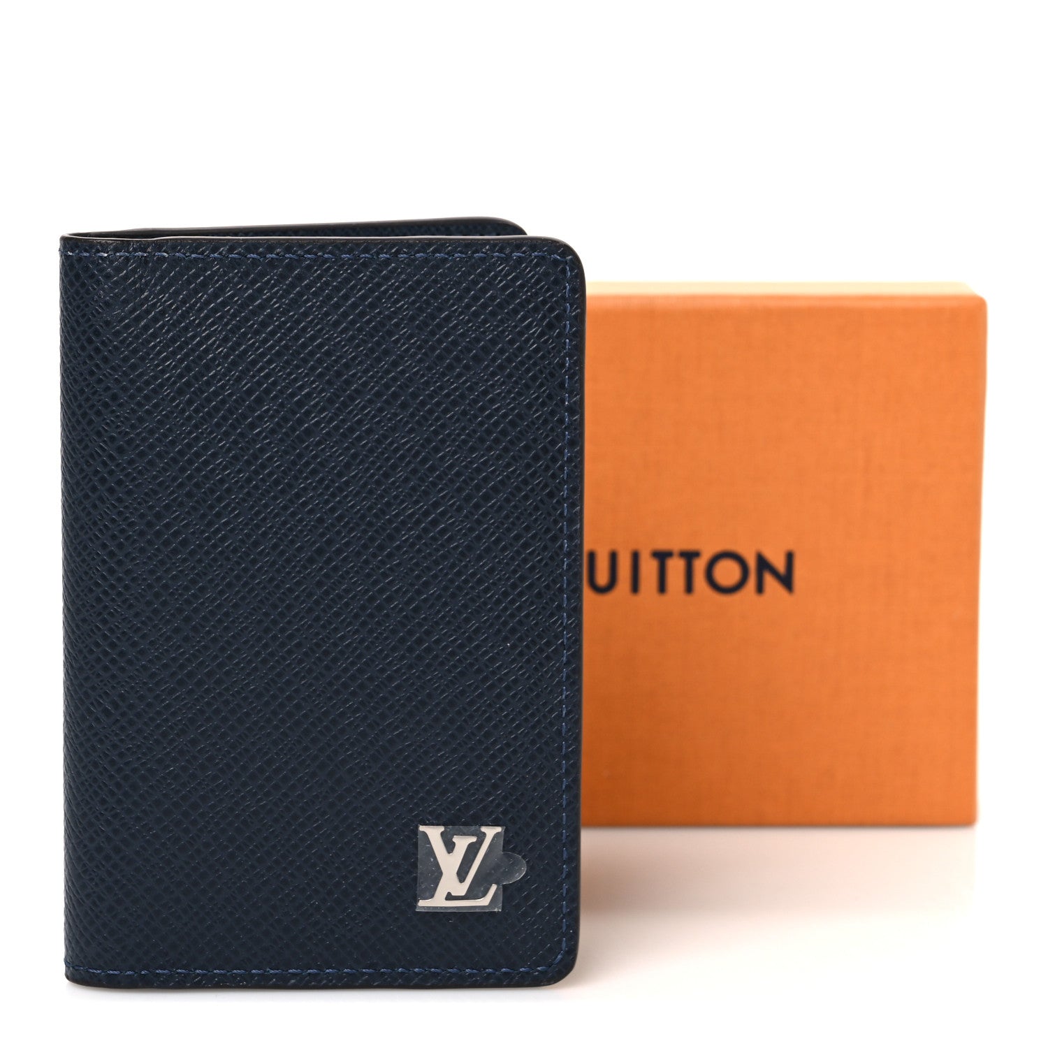 Louis Vuitton Taiga Pocket Organizer NM Blue Marine 8 of 8