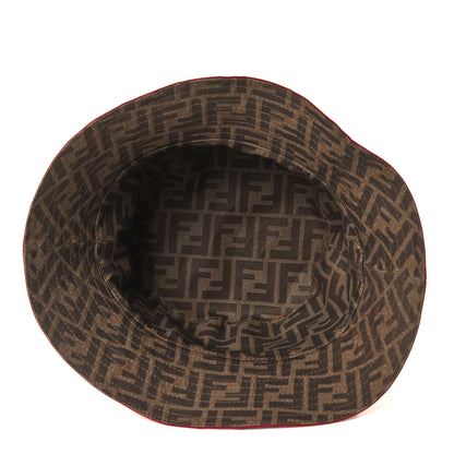 Fendi Technical Fabric FF Reversible Bucket Hat L Tobacco Red 12 of 13