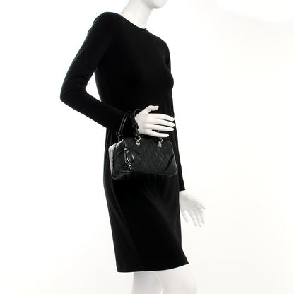 Chanel Calfskin Quilted Small Cambon Bowler Black 2 of 7