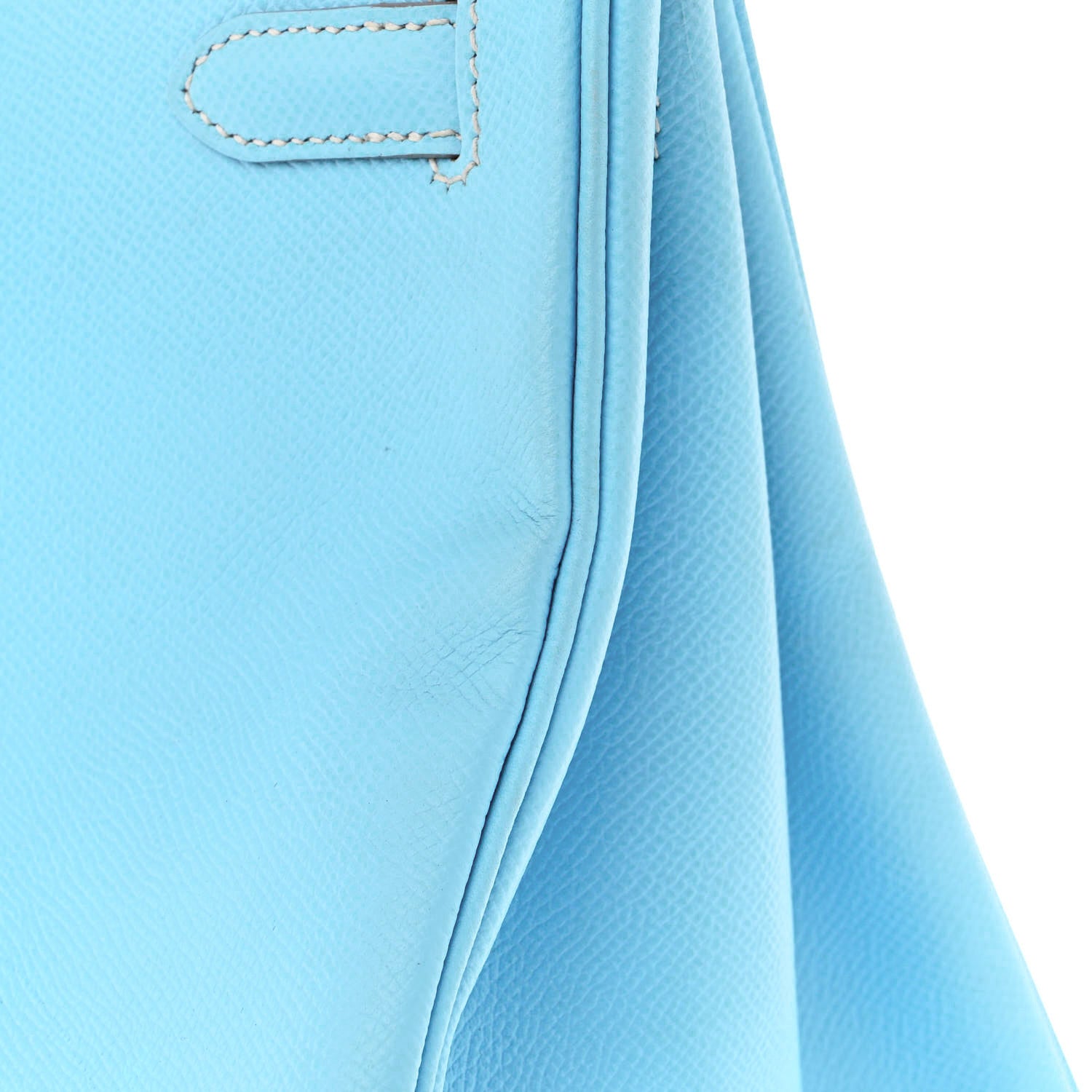 Hermes Epsom Candy Birkin 35 Celeste Mykonos 17 of 17