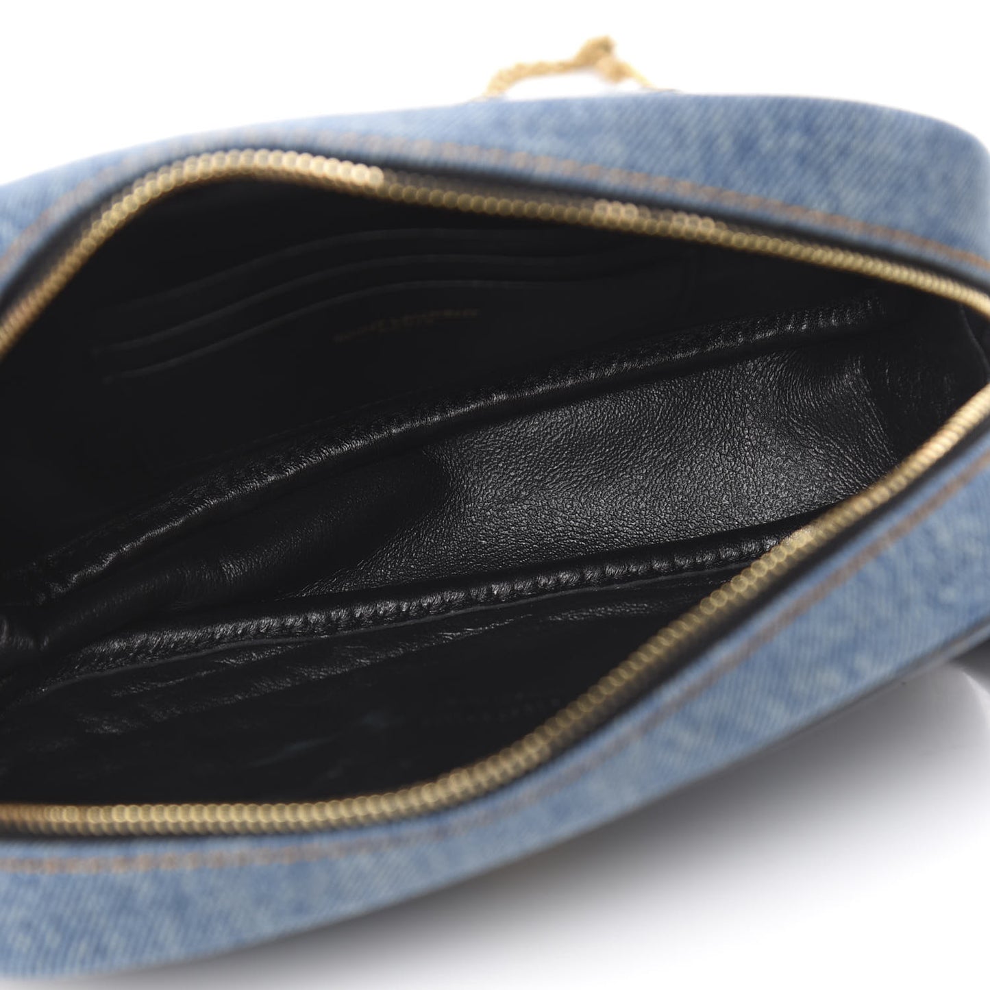 Denim Matelasse Monogram Mini Lou Camera Bag California Blue