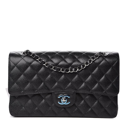 Chanel Caviar Quilted Medium Double Flap Black 1 of 11