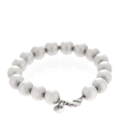 Tiffany Sterling Silver 10mm HardWear Ball Bracelet 13 of 15