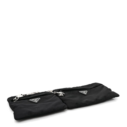 Prada Tessuto Nylon Saffiano Belt Bag 110 44 Black 4 of 10