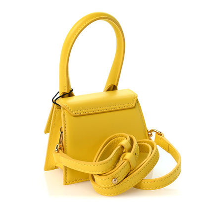 Jacquemus Smooth Calfskin Le Chiquito Yellow 3 of 9