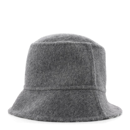 Christian Dior Wool Oblique Jacquard Bob Chic Bucket Hat 58 Grey 1 of 8