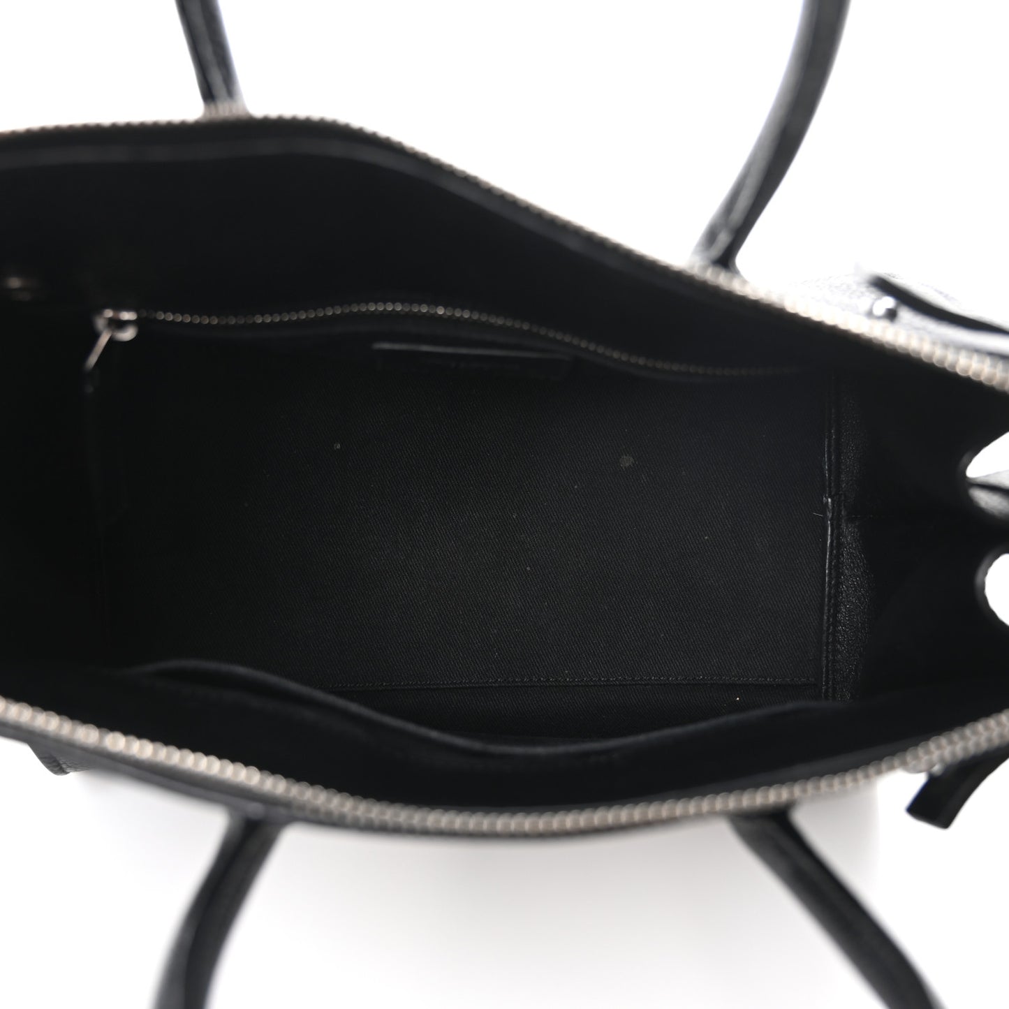 Grained Calfskin Baby Supple Sac De Jour Black
