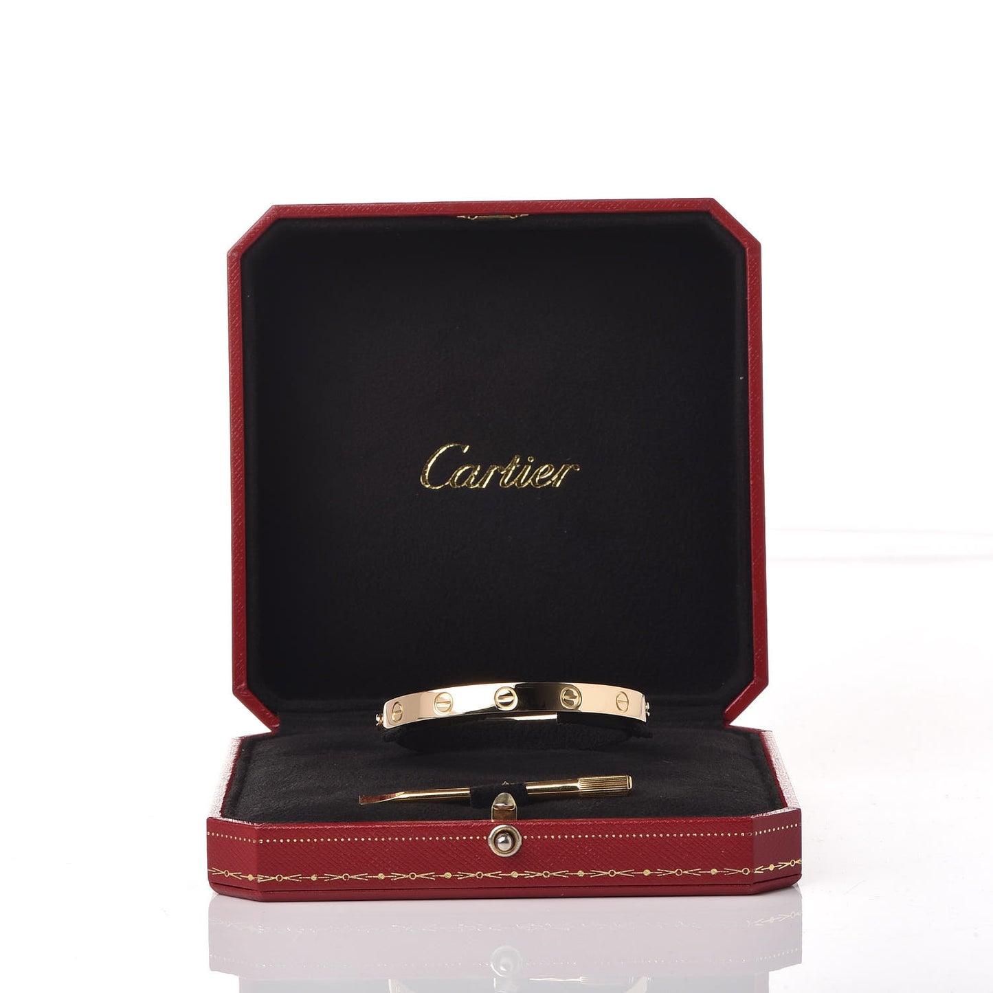 18K Yellow Gold LOVE Bracelet 16