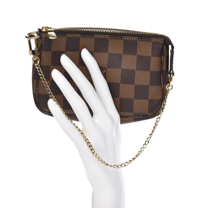 Louis Vuitton Damier Ebene Mini Pochette Accessories 2 of 7
