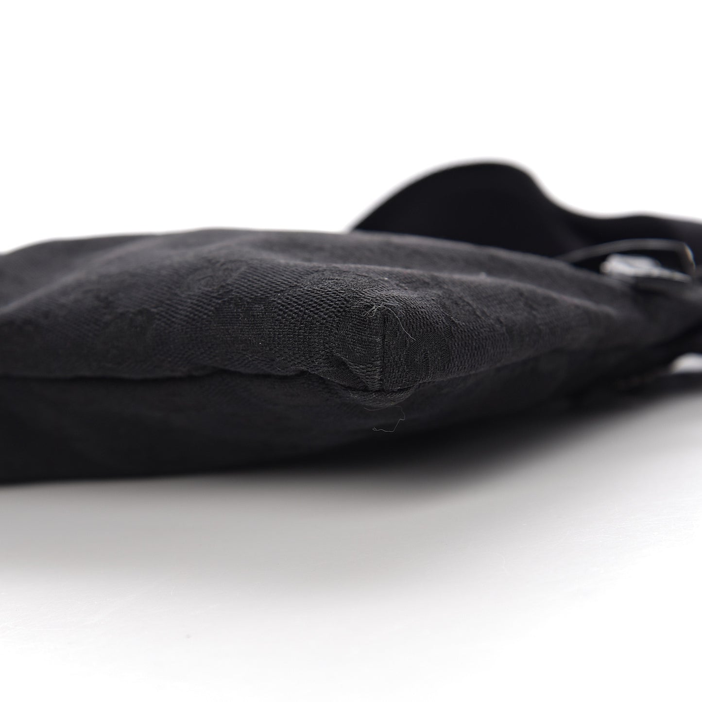 GG Monogram Double Pocket Belt Bag Black