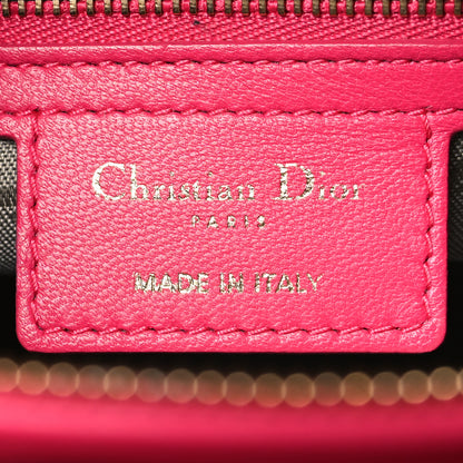 Christian Dior Lambskin Cannage Large Lady Dior Pink 6 of 15