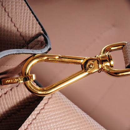 Prada Saffiano Cuir Double Bag Cammeo 17 of 20