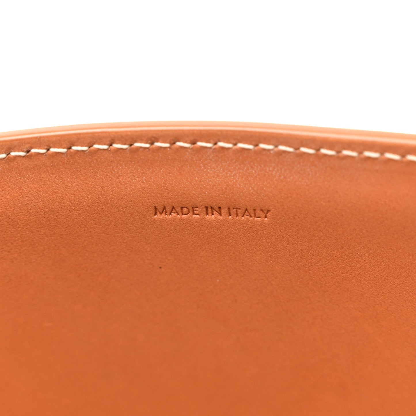 Canvas Calfskin Logo Print Vertical Cabas Natural Tan