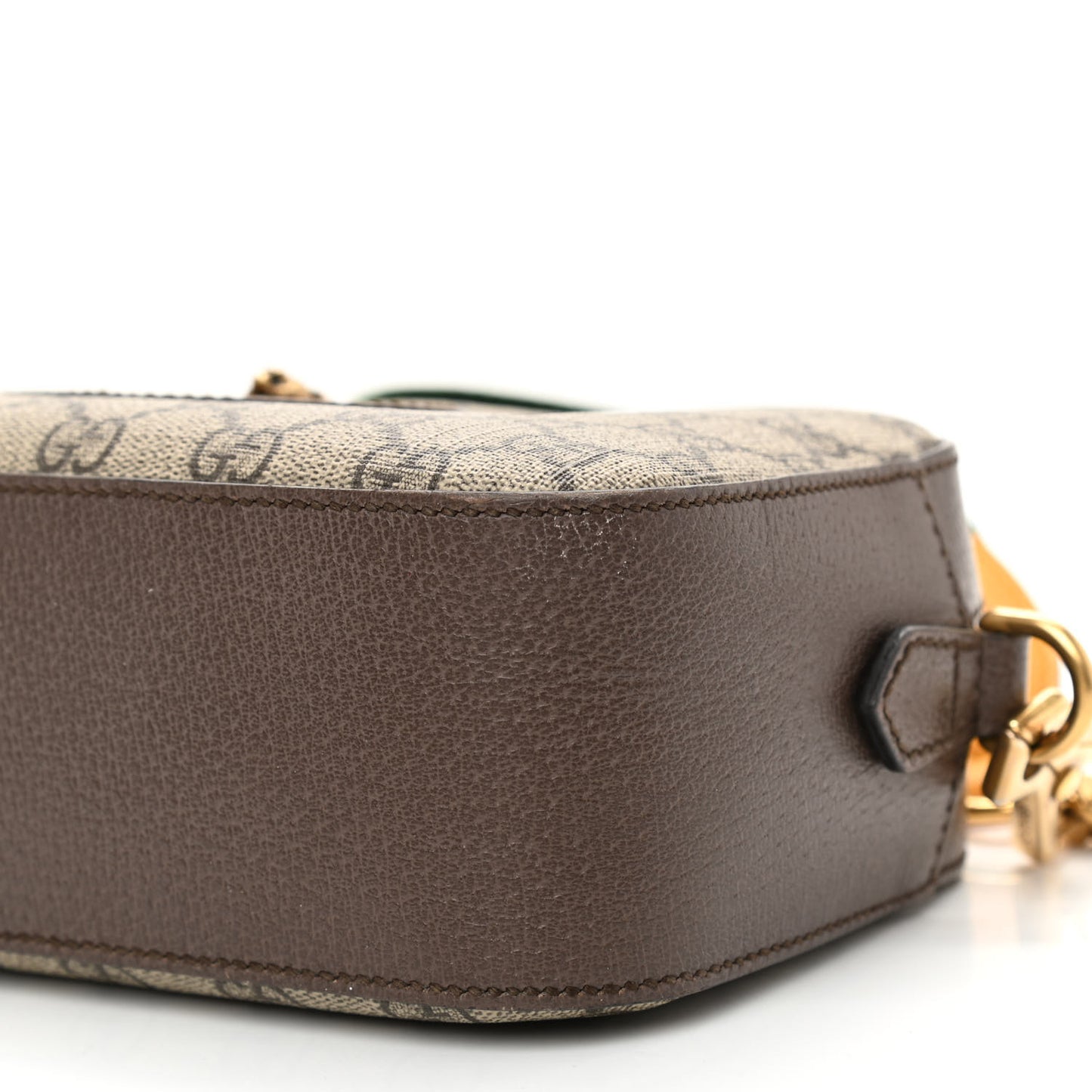 GG Supreme Monogram Web Neo Vintage Shoulder Bag Beige New Acero Crop