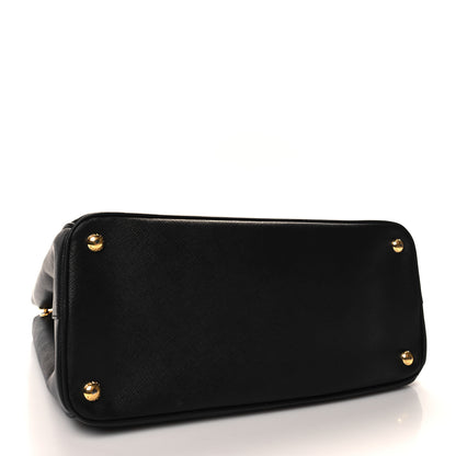 Prada Saffiano Medium Galleria Double Zip Tote Black 4 of 11