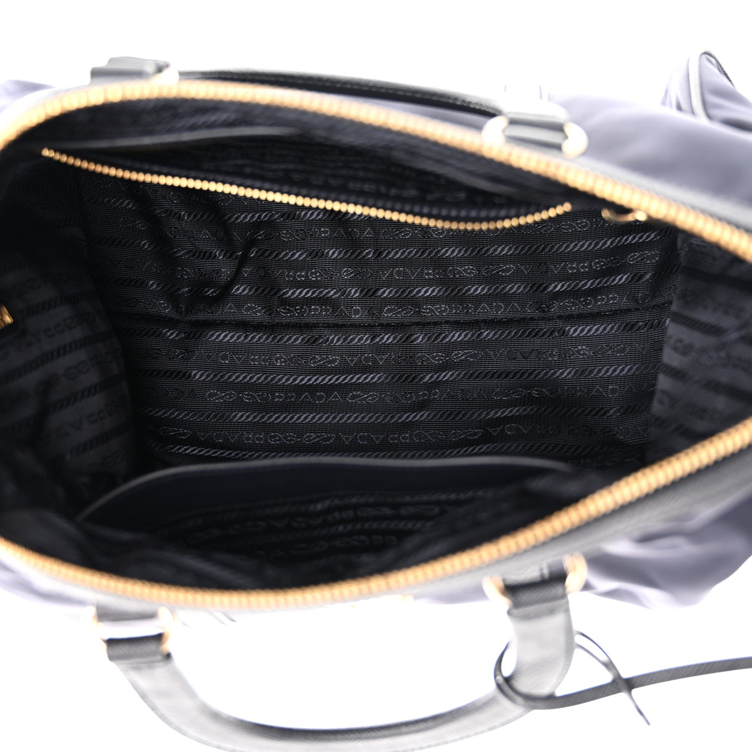 Prada Re-Nylon Saffiano Medium Re-Edition 1978 Top Handle Bag Bleu 5 of 9