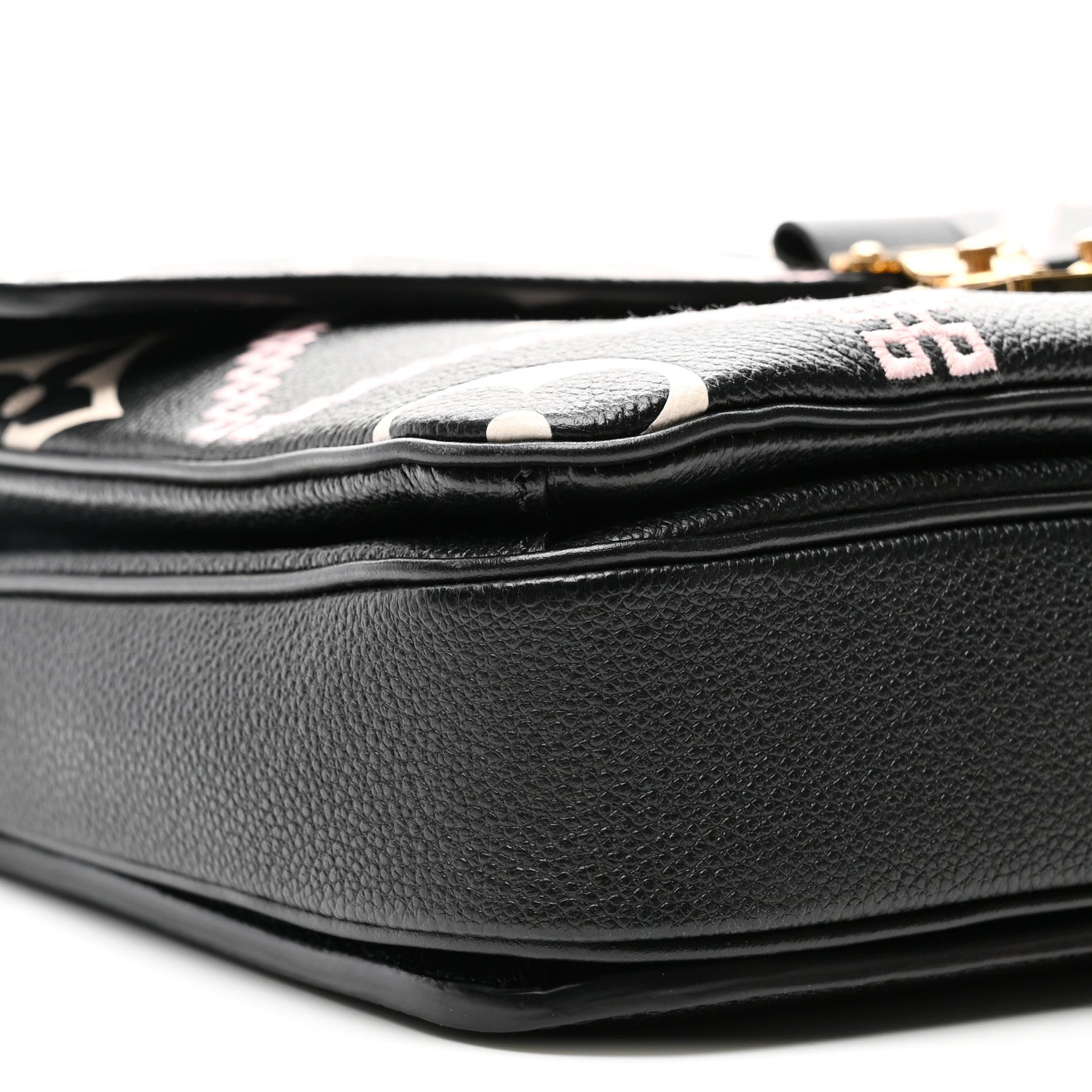 Louis Vuitton Empreinte Monogram Giant Broderies Pochette Metis Black 8 of 9