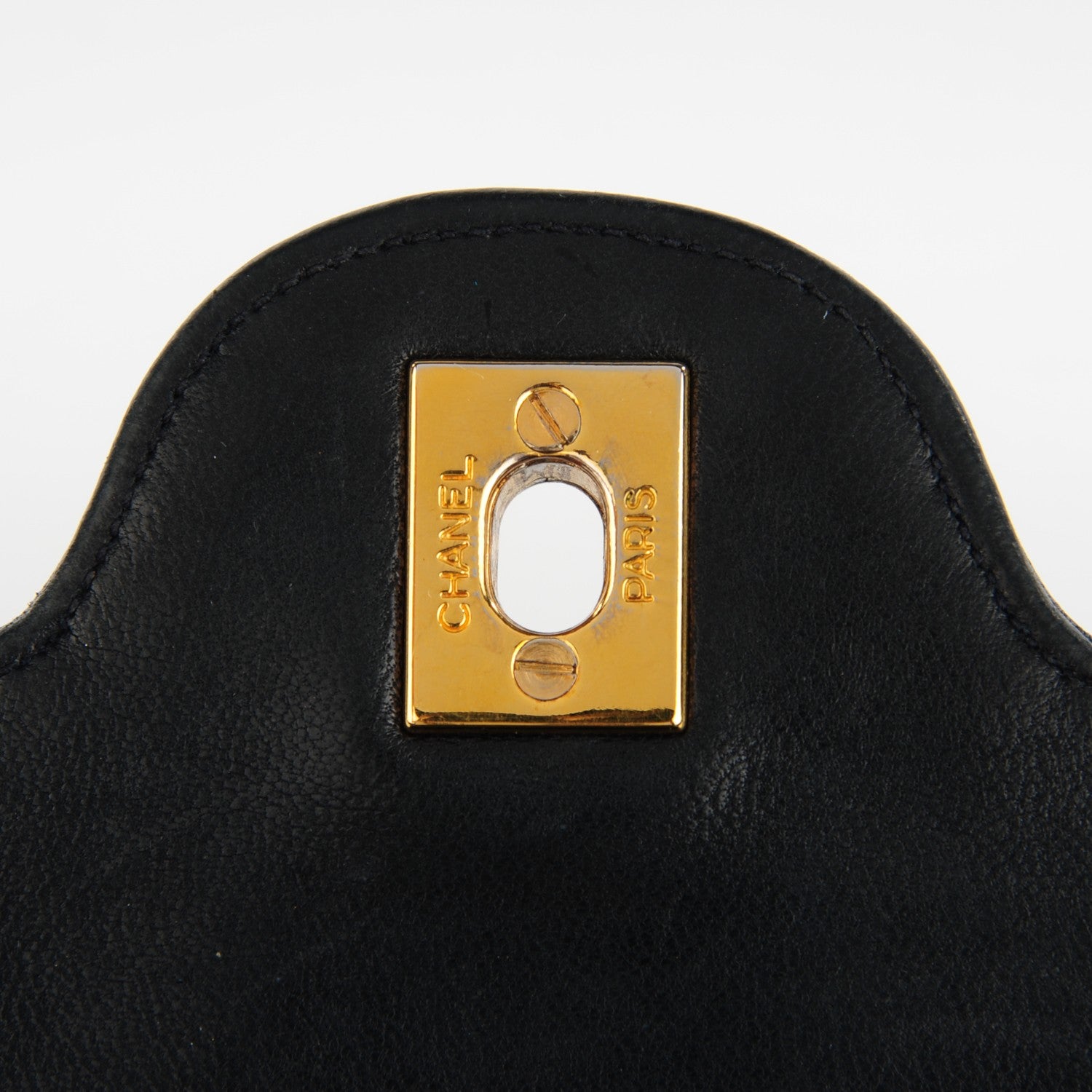 Chanel Lambskin Quilted Medium Double Flap Navy 5 of 9