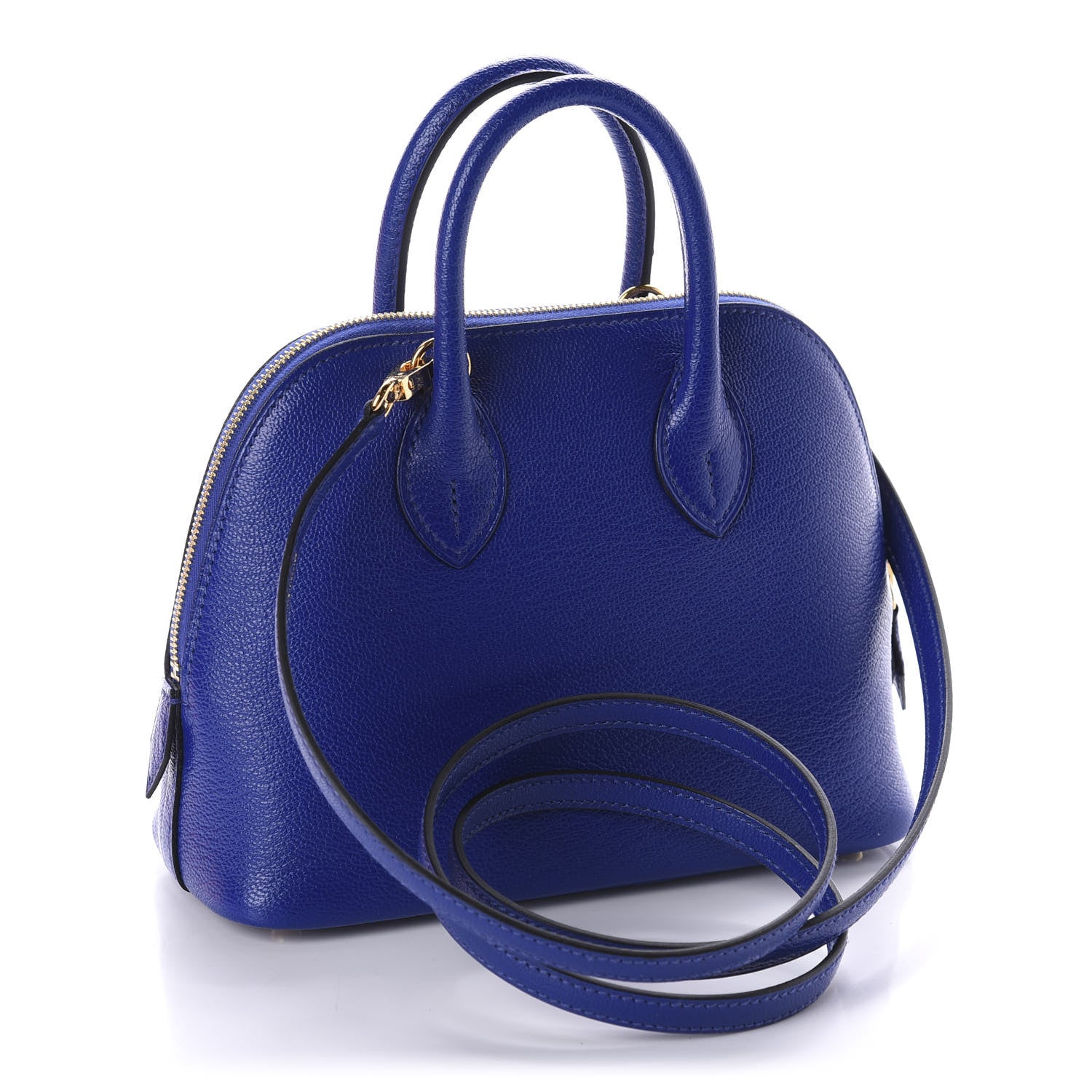 Hermes Chevre Mysore Mini 1923 Bolide Bleu Electrique 3 of 10