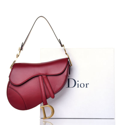 Christian Dior Calfskin Saddle Bag Scarlet 10 of 10