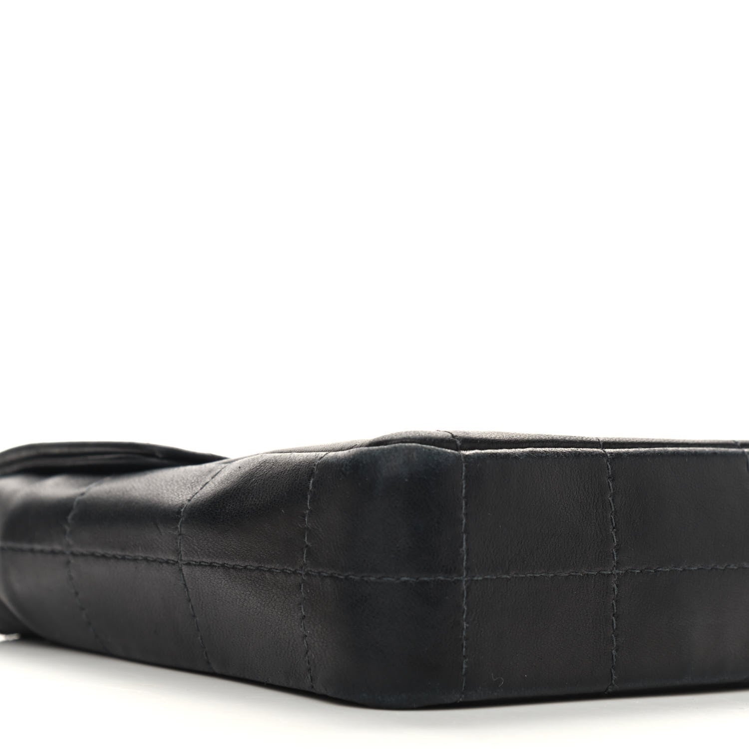 Chanel Lambskin East West Chocolate Bar Flap Black 9 of 10
