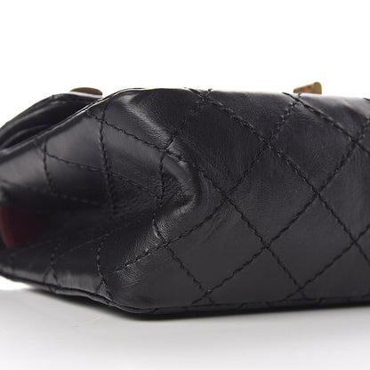 Chanel Aged Calfskin Lucky Charms 2.55 Reissue 224 Flap Black 5 of 10