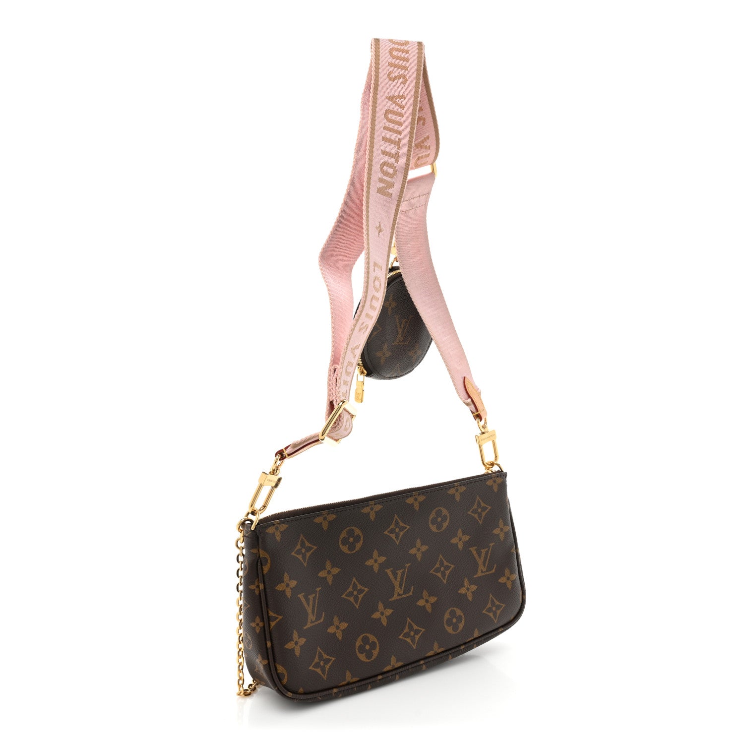 Louis Vuitton Monogram Multi Pochette Accessories Rose Clair 3 of 13
