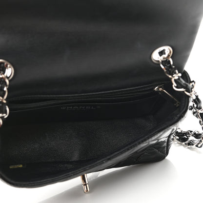 Chanel Patent Calfskin Quilted Mini Rectangular Flap Black 5 of 10