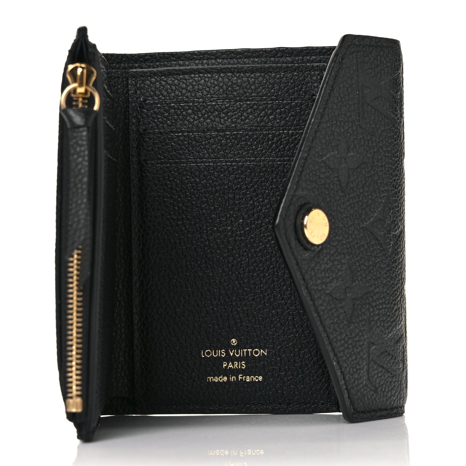 Louis Vuitton Empreinte Victorine Wallet Black 4 of 7