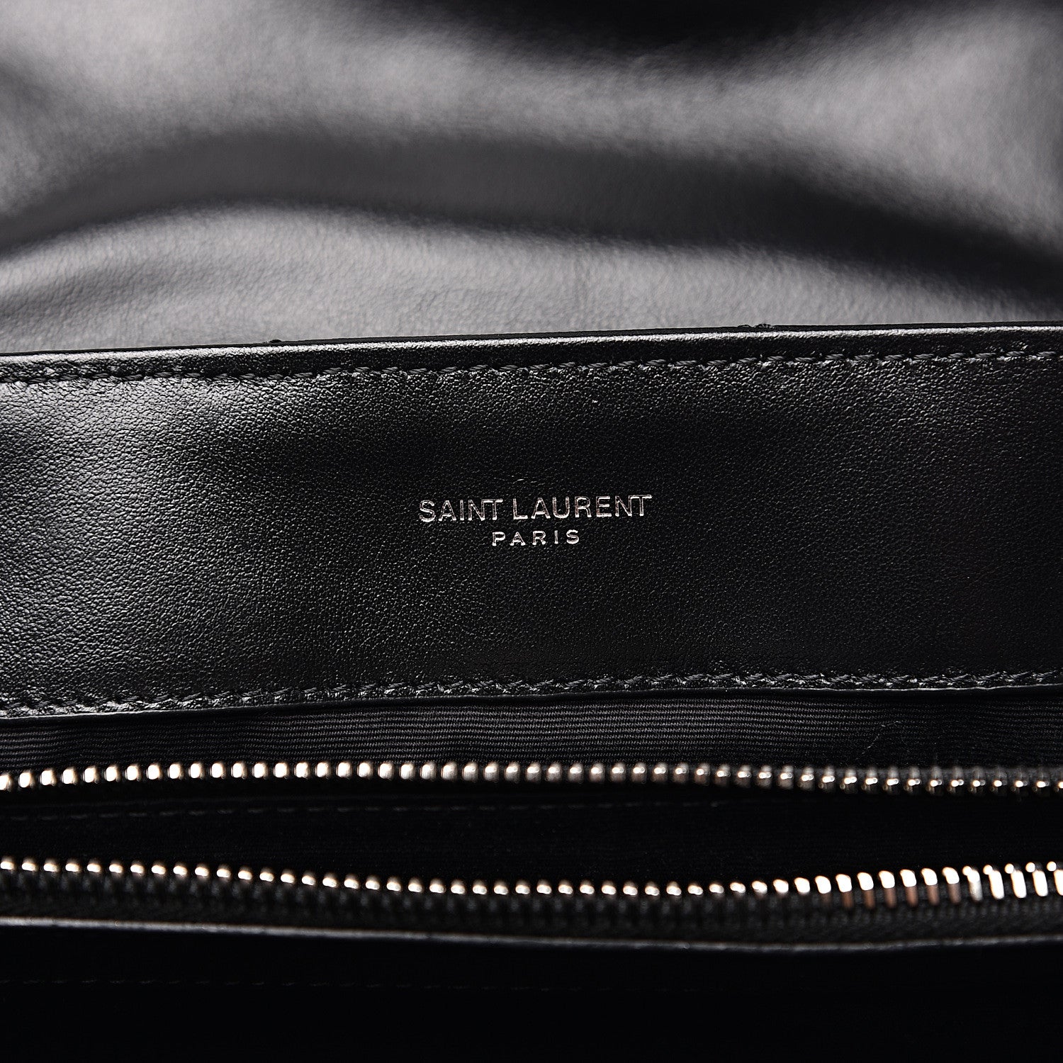 Saint Laurent Calfskin Y Quilted Monogram Medium Loulou Chain Satchel Black 6 of 11