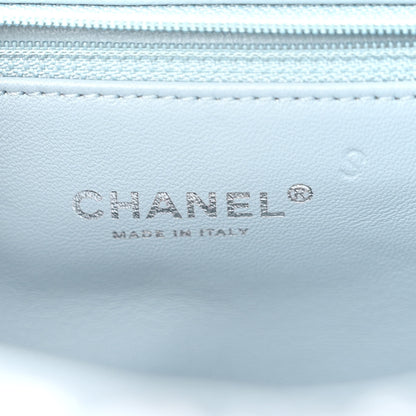 Chanel Sequin Large Waterfall Flap Light Blue 6 of 10
