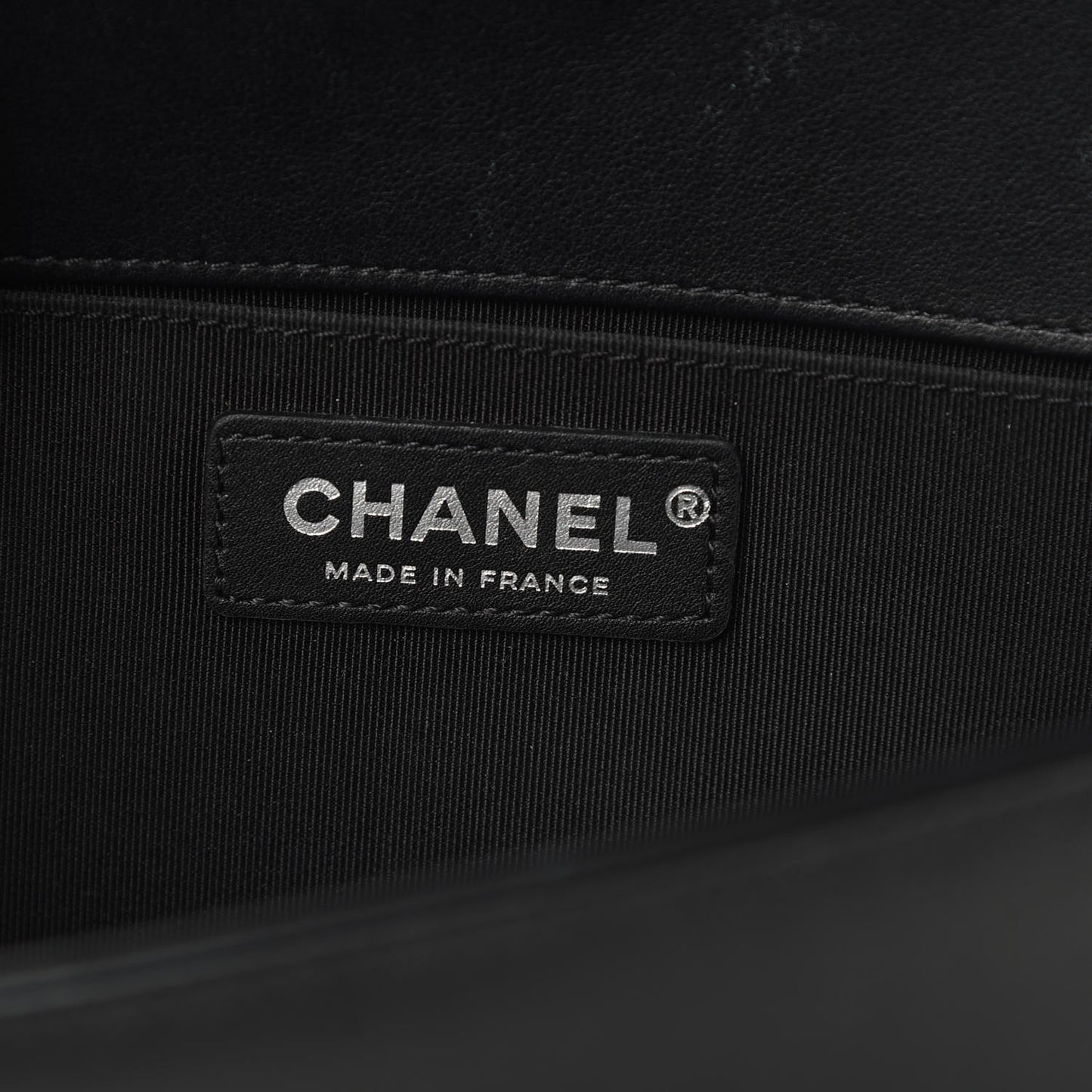 Calfskin Quilted Medium Boy Flap Black