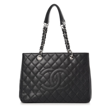 Chanel Caviar Quilted Grand Shopping Tote GST Black 1 of 7