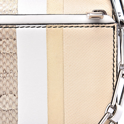 Proenza Schouler Elaphe Ayers Hava Shoulder Bag White Beige Silver 8 of 13