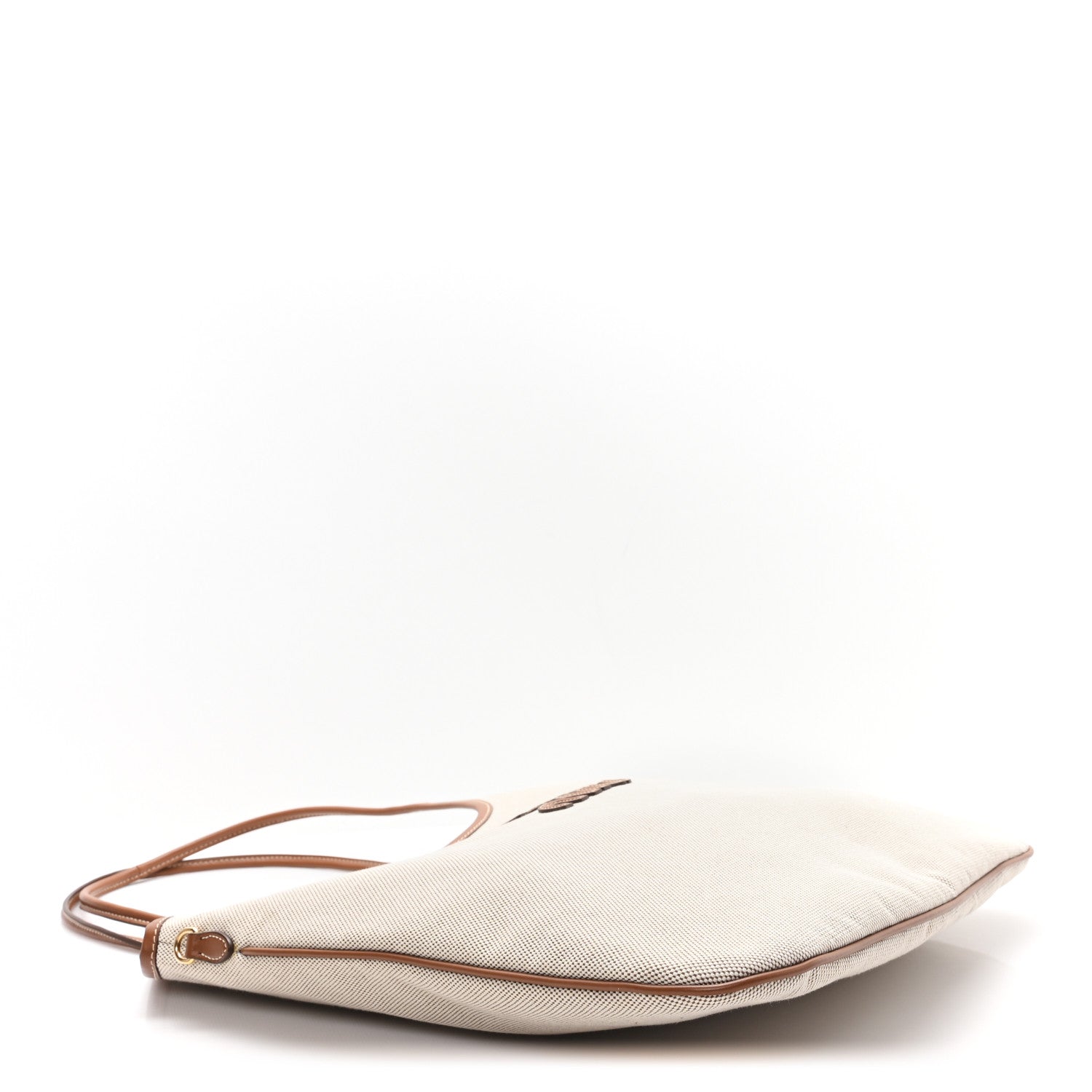 Miu Miu Canvas Ivy Bag Beige Brown 4 of 9
