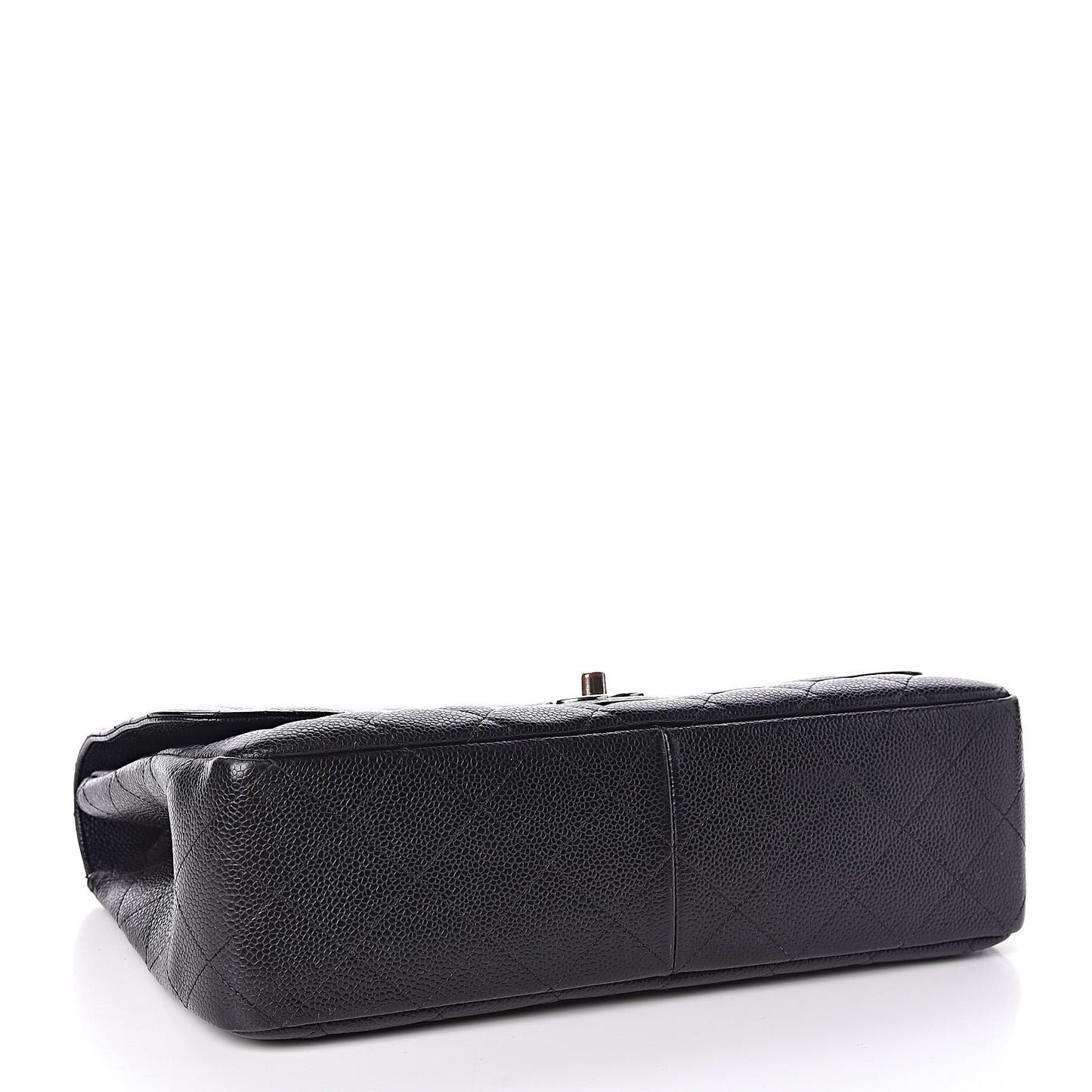 Caviar Quilted Jumbo Single Flap Black