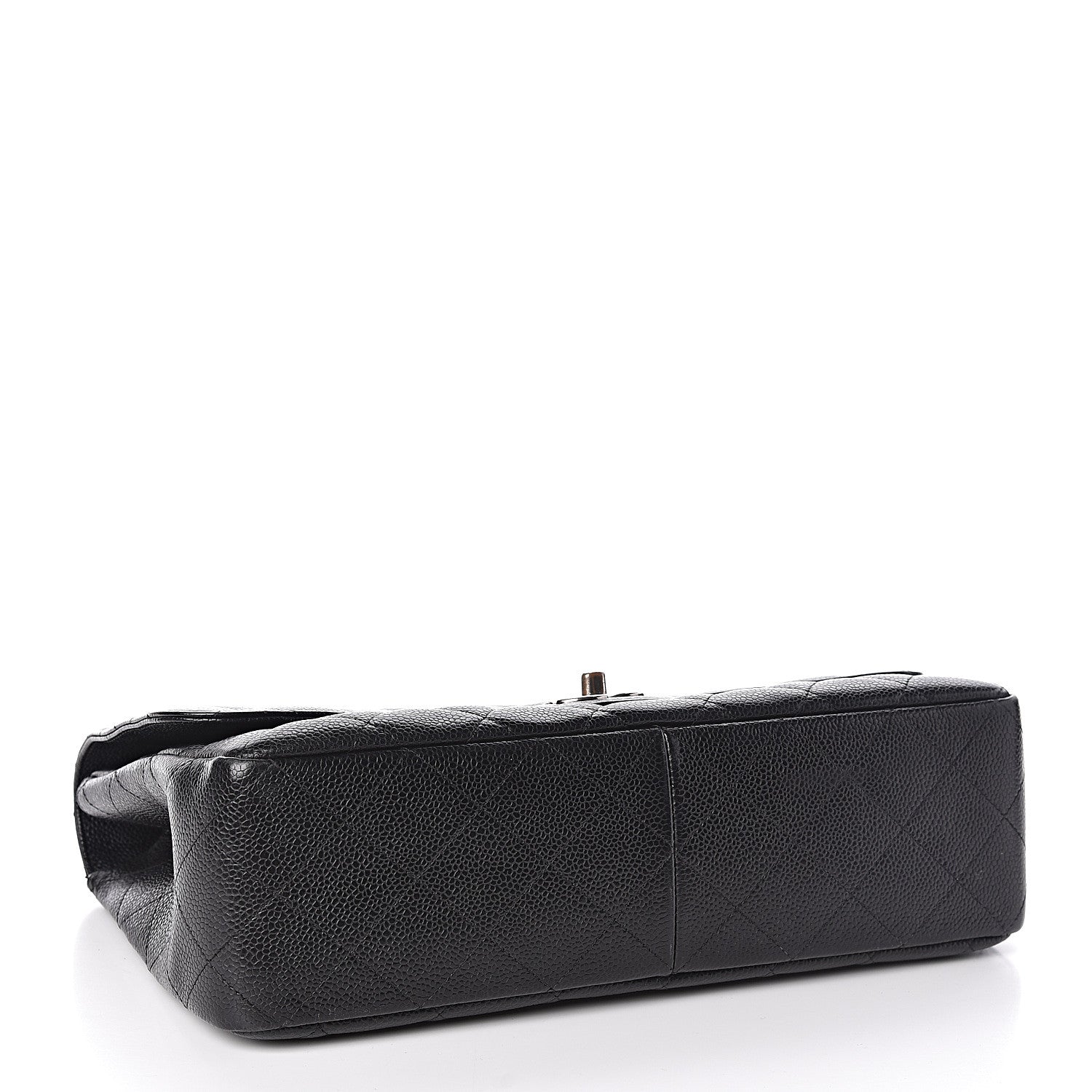 Chanel Caviar Quilted Jumbo Single Flap Black 3 of 10