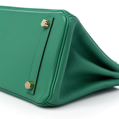 Hermes Swift Birkin 25 Vert Vertigo 9 of 10